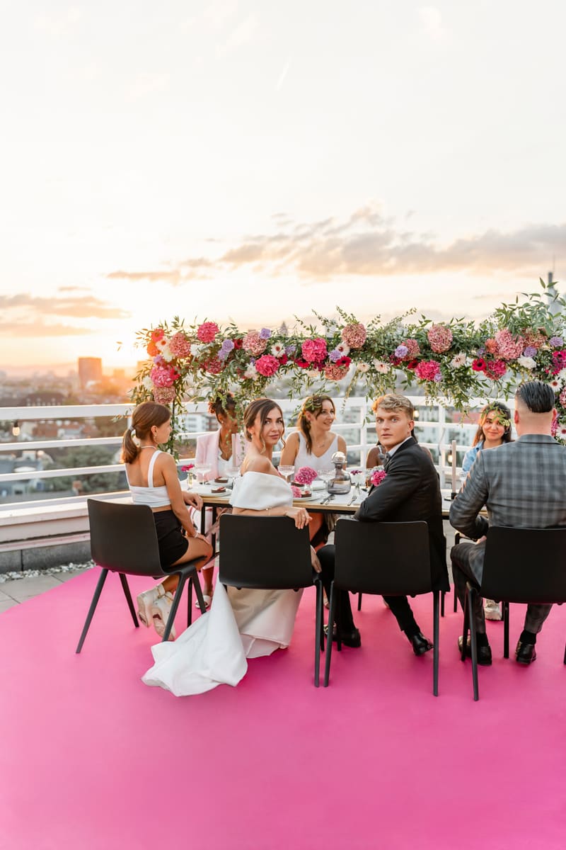 Heiraten in Sachsenhausen mit wunderschöner Dachterrasse