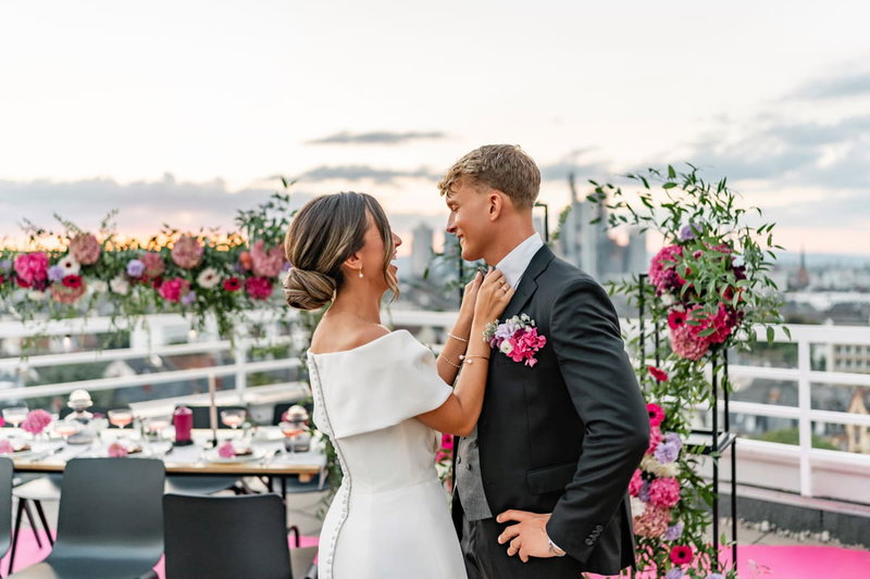 Heiraten in Sachsenhausen mit wunderschöner Dachterrasse