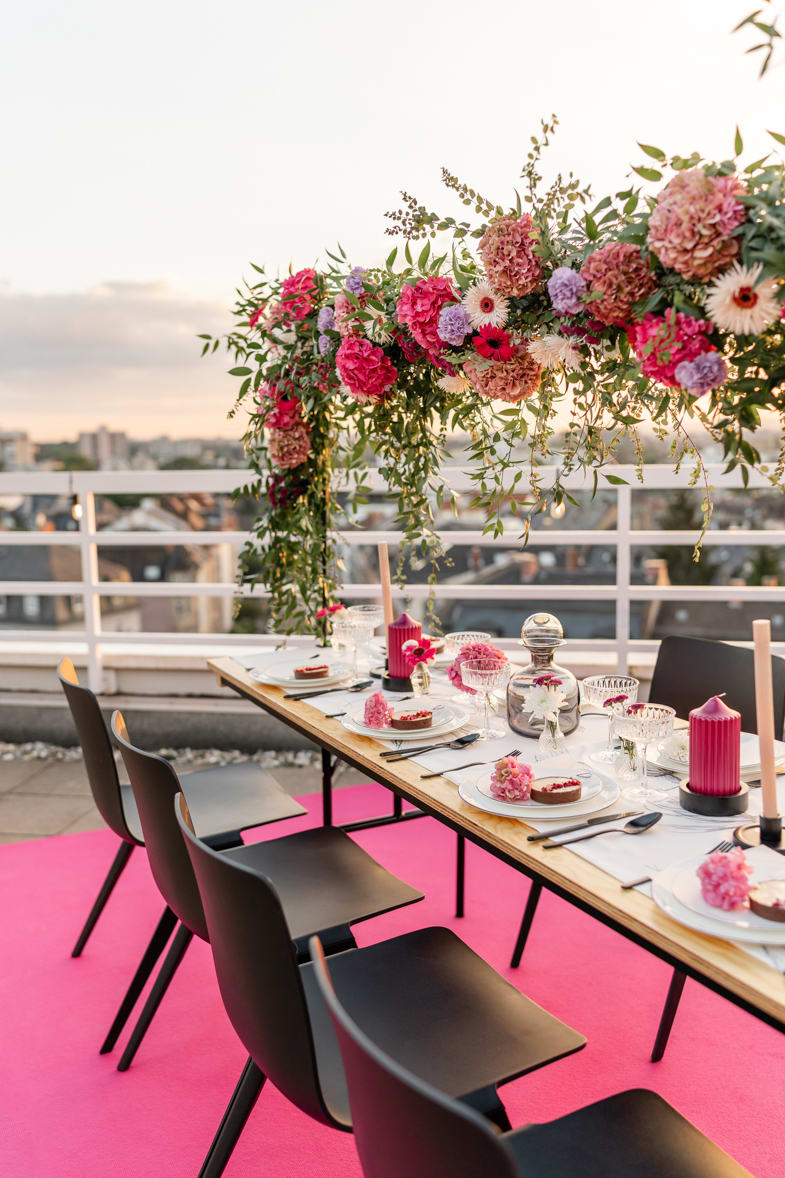 Heiraten in Sachsenhausen mit wunderschöner Dachterrasse