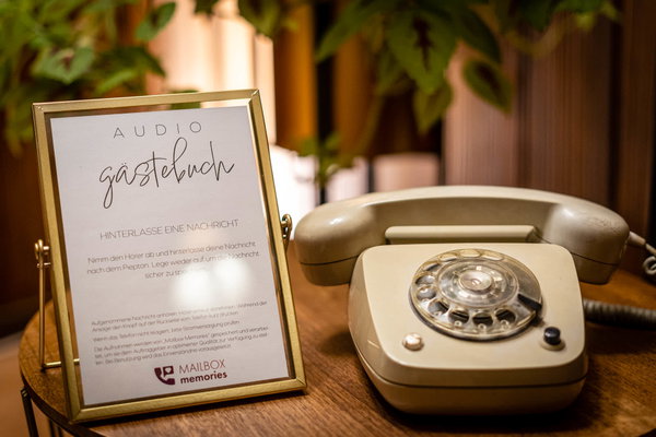 Produktfoto Mailbox Memories Audio-Gästebuch