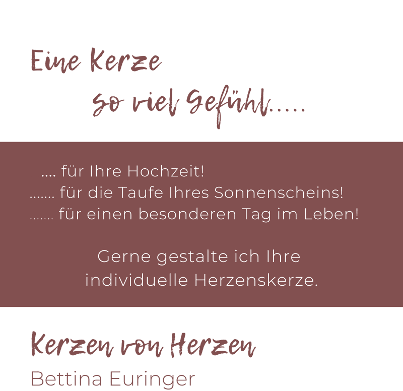 Kerzen von Herzen