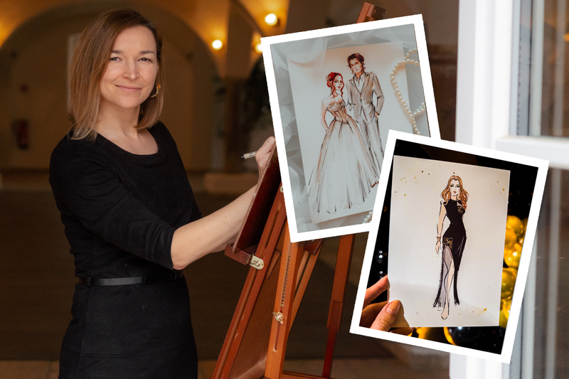 Schnellzeichnerin Natalia | Live Event Illustration